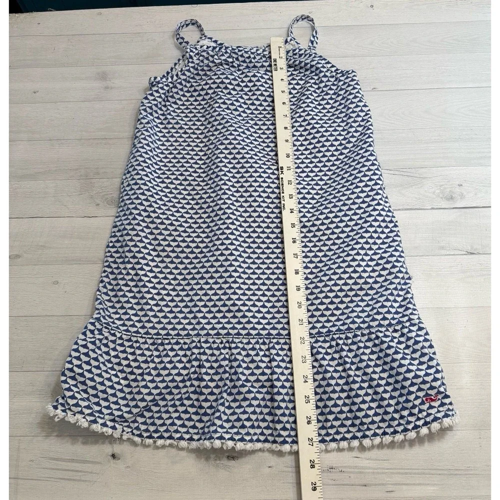 Vineyard Vines girls navy blue and white dress girls size 14‎